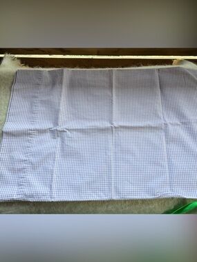 Vintage JC Penney Lavender Gingham Pillowcase NOS Deadstock
